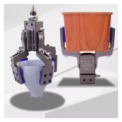 Beefed-Up Pneumatic Fixture Cylinder With Four Claw Clamp, Sensor Switch, Mechanical Arm Gripper Finger, Water Spout Clip