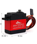 Beefy 40kg Digital Servo With Coreless Motor And Metal Gear 360 Degree Continuous Rotation for cars robots helicopters high torque