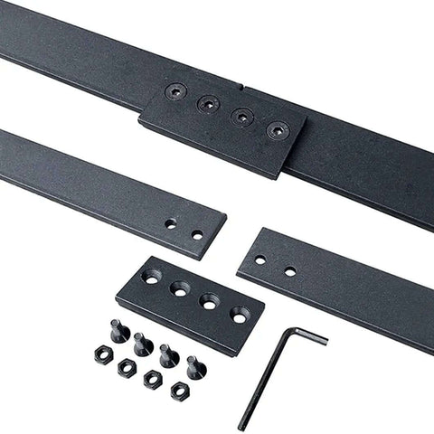 DIY Ready Sliding Barn Door Hardware Kit For 5 To 13 Feet Doors, Pro Grade Heavy Duty Track System With 1M Rail and accessories