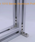 Heavy Duty 1010 Aluminum Extrusion L Shape Corner Brackets Kit 12 Pack with screws and wrench for 90 degree joints installation