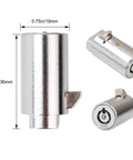 High Security Vending Machine Lock And Key Set Keyed Alike 5 Pack Tubular Locks For Coke, Pepsi, And Snack Machines ABuff
