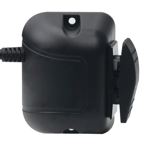 Heavy Duty Remote Switch For Minnkota Deckhand 40 Electric Anchor Winch, side view showing durable black housing and cable connection.