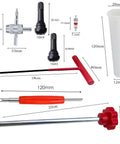 31Pcs Quick Change Tire Valve Core Tool Kit No Tire Removal Needed Replacement Fast And Easy For Cars Trucks SUVs ATVs