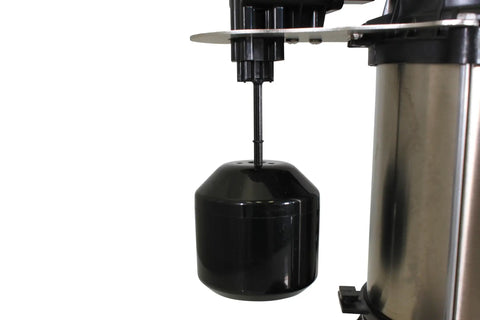 Close-up of Heavy Duty Three Quarter HP Submersible Sump Pump With Cast Iron And Stainless Steel Build, New Switch Included, Indoor Use Only