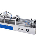 Heavy Duty Pneumatic Liquid Filling Machine With Horizontal Piston Design Shop Ready For Engine Oil Honey Shampoo Multi Rod Setup