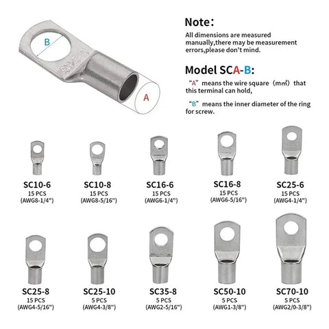 Rock Solid 110 Piece Wire Crimp Connector Kit With Tinned Copper Ring Terminals For Battery Connections That Will Make Your Wiring Project Run Smooth And Stay Secure Without The Headaches. assortments of ring terminals