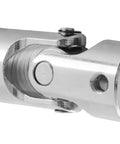 Top Shelf Rc Double Universal Joint Cardan Coupler Gimbal Shaft With Mounting Screws 10X10Mm close-up showing precision design and connection.
