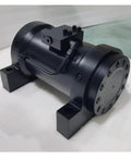 Heavy Duty Helical Slewing Cylinder Rotary Actuator Built Tough As Nails For Butter Smooth Rotation with sturdy black casing.