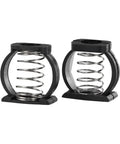 Heavy Duty Girftong Hinge Clamp Spring C Buckle For Brompton Folding Bike Stainless Steel Frame Upgrade Kit Secure Fit Easy Install Black Replacement Parts That Slaps black spring clamps shown front view