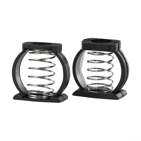 Heavy Duty Girftong Hinge Clamp Spring C Buckle For Brompton Folding Bike Stainless Steel Frame Upgrade Kit Secure Fit Easy Install Black Replacement Parts That Slaps black spring clamps shown front view