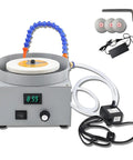24V Wet Dry Bench Grinder Tough As Nails With 3 Diamond Discs, showcasing the digital display and water cooling system.
