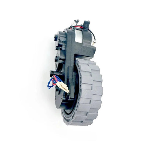 Deebot T30 replacement wheels set with aluminum alloy frame and encoder feedback for improved navigation and obstacle avoidance.