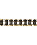 Beefed Up Direct Replacement Chain And Sprocket Kit close-up of 420 chain links for Surron Light Bee X and Segway X160 X260