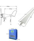 Power Up Home With A 2000W Wind Turbine Generator Kit That Runs On 12V 24V Or 48V Includes Controller And Inverter diagram and parts