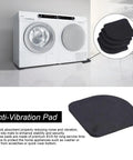 Anti Vibration Pads For Washing Machine And Refrigerator Pack Of 4 EVA Rubber Mats Shock Absorbing Floor Protectors