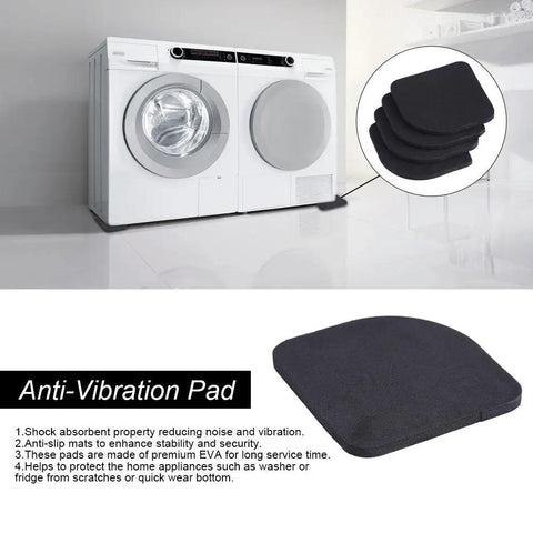 Anti Vibration Pads For Washing Machine And Refrigerator Pack Of 4 EVA Rubber Mats Shock Absorbing Floor Protectors