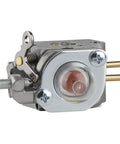 Beefed Up Heavy Duty Carburetor Fuel Line Kit For 753-06190 Craftsman WS2100 WS2200 WS2400 Grass Trimmer front view of carburetor