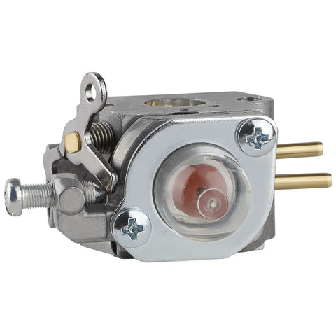 Beefed Up Heavy Duty Carburetor Fuel Line Kit For 753-06190 Craftsman WS2100 WS2200 WS2400 Grass Trimmer front view of carburetor