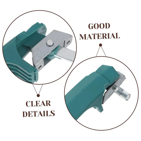 Solestre Heavy Duty Replacement Handle For Commercial Kitchen Equipment Drying Box Oven Door Grip High Temp Resistance Secure Fit Easy Install, close-up of green coated grip and metal details.