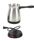 Turkish Coffee Maker Electric Pot With Five To Six Cup Capacity Six Hundred Milliliter For Turkish And Greek Coffee Stainless Steel