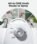 Solid Pick One Knob Airless Paint Sprayer With 3000 Psi and Easy Start Interface showing control knob with clean, prime, spray settings.