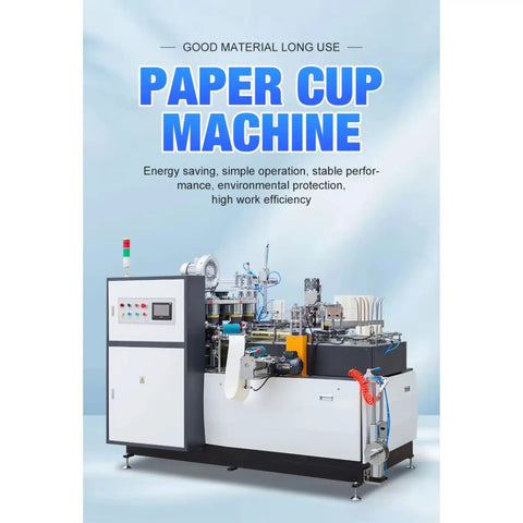 Heavy Duty Disposable Paper Cup Forming Machine With Large Hopper For High Volume Beverage Factories Bakeries And Dessert Shops Needing A Straight Up Consistent Cup Supply