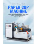 Disposable Paper Cup Forming Machine With Large Capacity Hopper Pro Grade For Beverage Factories Bakeries And Dessert Shops