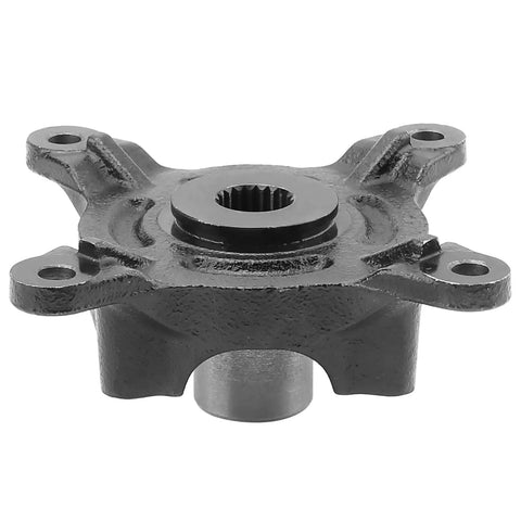 Front Wheel Hub Assembly Replacement For Ranger UTV Front Fitment 400 425 500 570 650 700 800 4x4 2x4 6x6 Crew Models 2010 2011 2012 2013 2014 Heavy Duty Steel Hub Bearing Durable Steel Construction, front view