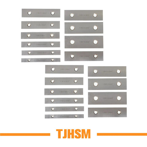 10-Pair Machinist Parallel Block Set, 3-Inch Long, 1/8-Inch Thick Alloy Steel Precision Blocks With Matched Pairs And Ultra Tight Parallelism.0002 For Quick, Accurate Alignment In Tooling And Fixtures