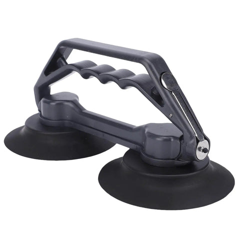 Heavy Duty Glass Suction Cup With Rock Solid Power Grip Vacuum Lifter For Moving Glass Tiles Marble Slabs Doors And Windows Ergonomic Handle Makes Tough Jobs A Snap