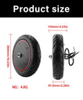 Brushless Electric Skateboard Replacement Motor 36V 350W Powerhouse with size dimensions and rear wheel drive for scooters and DIY boards