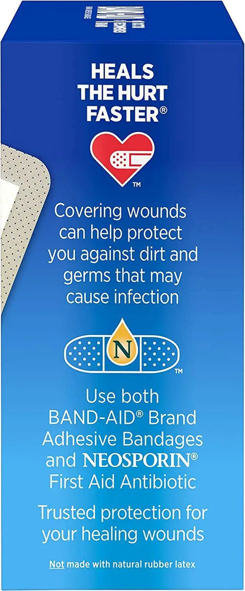 Straight Up Game Changing Assorted Adhesive Bandages For Gentle Wound Care With Breathable Nonstick Pads on a box.