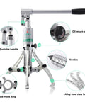 Hydraulic Gear Puller Kit 50 Ton 110000LB With 50 Cm Opening 19.6 Inches, features adjustable handle and alloy steel claw hook