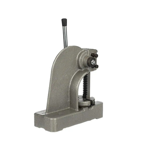 2-Ton Heavy-Duty Arbor Press With Cast Iron Frame, 4-Position Steel Anvil, 12 Inch Work Diameter side view