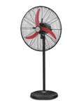 75cm Electric Floor Fan With Slick 3 Speed Settings And Smooth Tilt Adjustment Delivers Badass Airflow for cooling in living spaces.