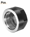 Heavy Duty Rock Solid Er16 Collet Clamping Nut Featuring Dynamic Balance Holes For Cnc Lathe Chucks And Milling Tool Holders Precision Machined 40Cr Alloy Steel, close-up view.