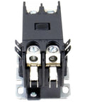 Front view of 30 Amp 1 Pole Contactor with 24V Coil for HVAC Systems Protech Replacement Model 42 25101 01, durable contacts.