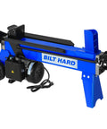 6.5 Ton Electric Log Splitter With Hydraulic Ram, Beast Mode 15 Amp Motor, Horizontal Wood Splitting Machine, blue color