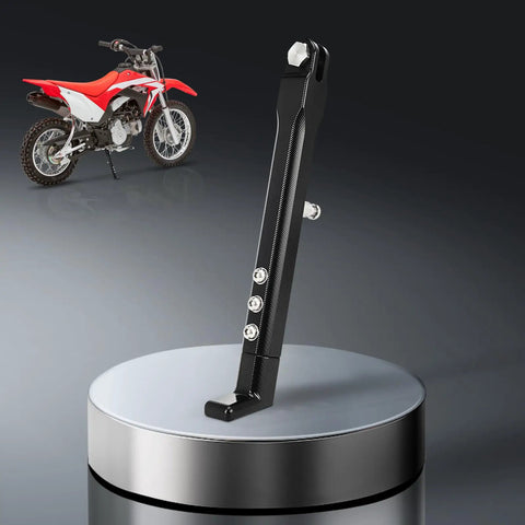 Heavy Duty Adjustable Dirt Bike Kickstand Built From 7075 Aluminum CNC Crafted Side Stand For 50cc To 150cc Pit Bikes