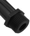 Close-up of BSP connector on Three Quarter Inch Venturi Fertilizer Injector for spraying in agricultural and industrial irrigation systems.