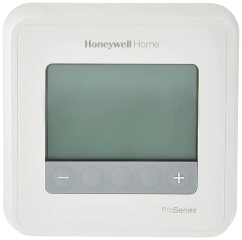 TH4110U2005/U T4 Pro Thermostat Programmable Or Non Programmable 1H/1C 7 Day Or 5-2 Schedule White Easy Install