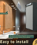 Installation guide for LED Lighted Bathroom Medicine Cabinet With Backlit Panel, USB Sockets, Anti Fog, Inner Glow Two Door Cabinet 30x28 inches