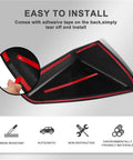 Grab These Heavy Duty Side View Mirror Caps For Tesla Cybertruck featuring durable ABS plastic adhesive installation strip detail.