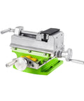 Heavy Duty Cross Slide Drill Press Vise For Benchtop Milling Machine Precision Xy Table Clamp With Adjustable Slides robust metal alloy design.