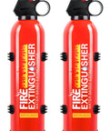 Two Pack GoTo Fire Extinguisher Kit For Home And Vehicle With Wall Mount, 620ml Portable Water Based Extinguisher For Cars Boats And Kitchen