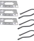 Three Pack Stainless Steel Heat Plates And Burners Replacement Kit For Costco Kirkland 7200108 Nexgrill 7200011 7200047U Gas Grills.