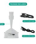 Package contents of Drone Battery Charger With Storage Mode And Two Way Charging Hub PD45W Fast Charge Case Station Battery Manager.