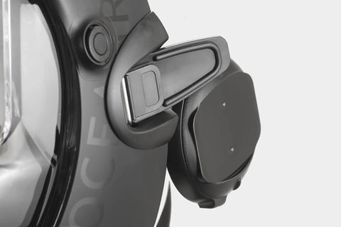 Extender Kit For Full Face Mask And IDM With Nylon Clamping Band showing NACS comms bracket for accessories