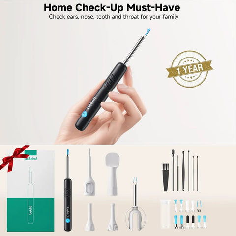 Ultra Ear Wax Removal Kit With Camera Ear Scope 10MP Lens And 3X Magnification Ear Cleaner With Otoscope Tweezers