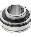 1-7/16 Inch Bore Spherical Insert Bearing With Set Screw Lock, Wide Inner Ring, Standard Duty, 52100 High Carbon Steel For Strong Shaft Fit And Reliable Torque Transmission on white background